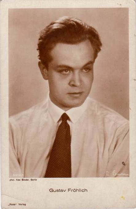 Gustav Fröhlich Performers Ross Verlag Postcard Images