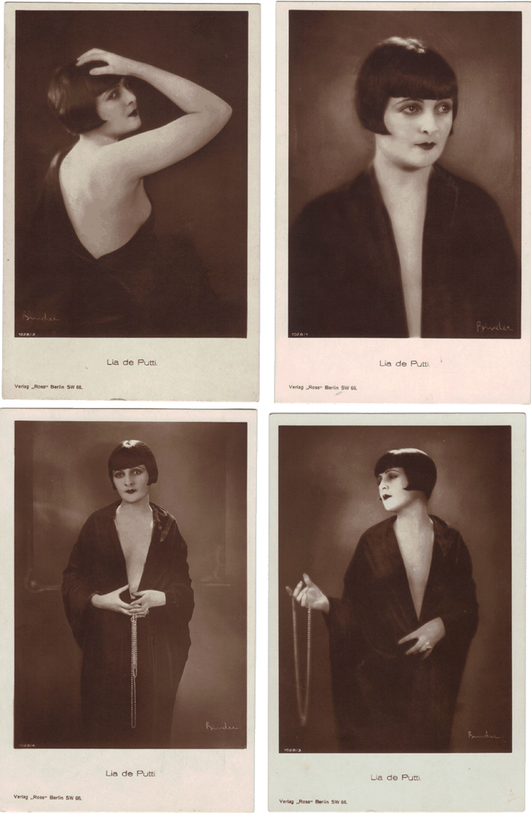 1920s Film Star Postcards produced in Germany #333 to #361 ROSS VERLAG 